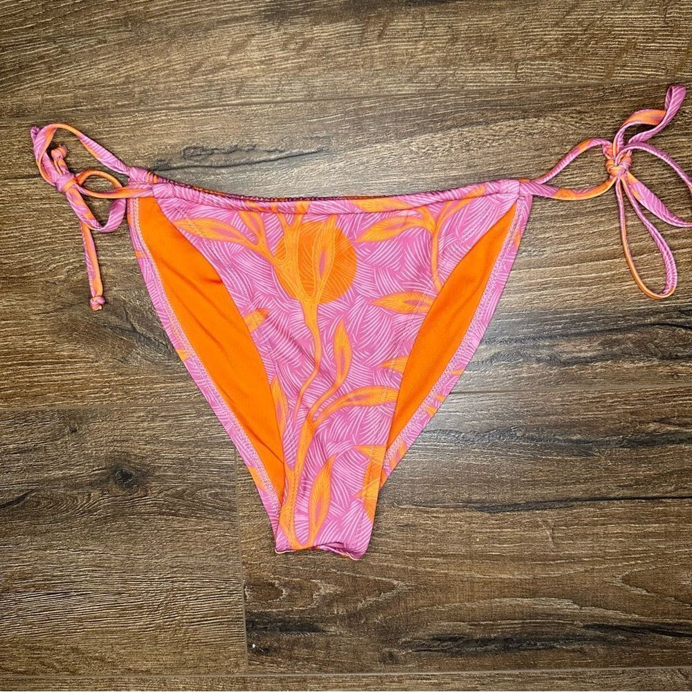 NWOT Liberty & Justice The Miata Bikini Top and Bottom in Grotto Pink Sz S - Picture 14 of 16
